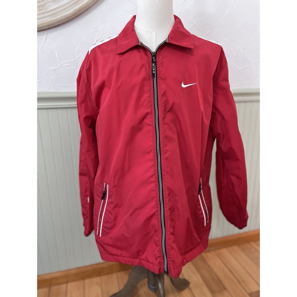 NIKE Vintage Windbreaker JacketMens Size‎ Large Zipped Pockets Coat Full Zip